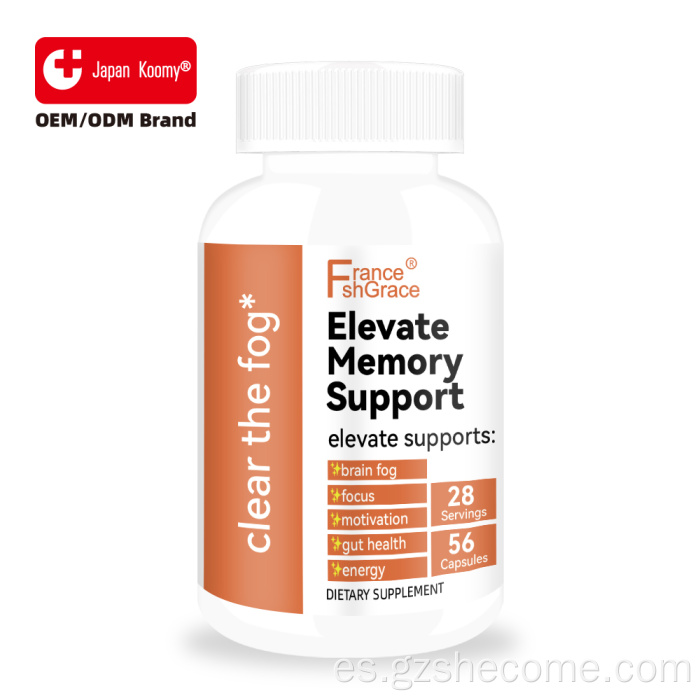 Shecome Elevate Cápsulas de apoyo a la memoria Salud energética del cerebro